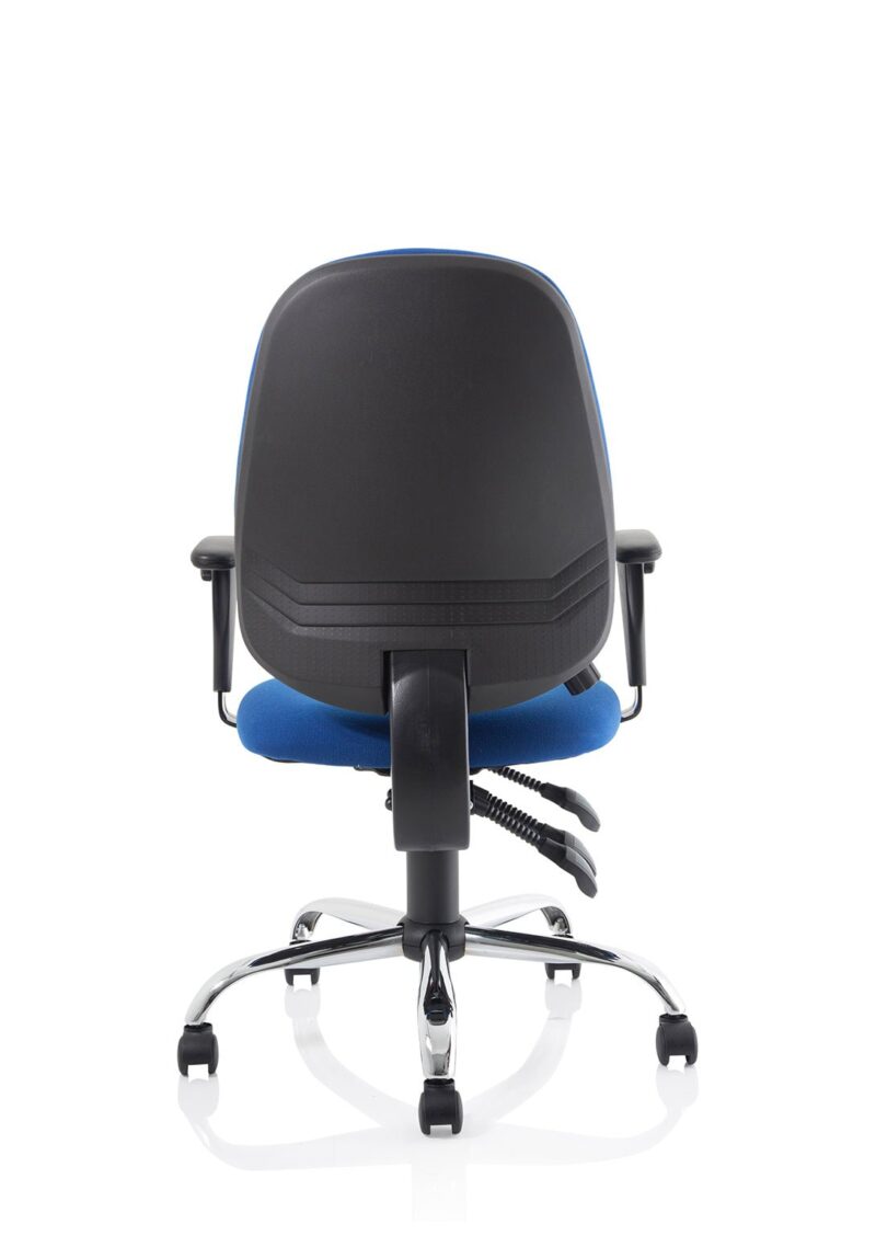 Lisbon Medium Back Task Operator Office Chair with Height Adjustable Arms - Image 16
