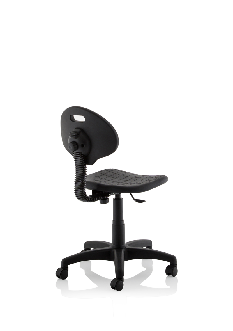 Malaga Polyurethane Medium Back Task Operator Office Chair - Image 6