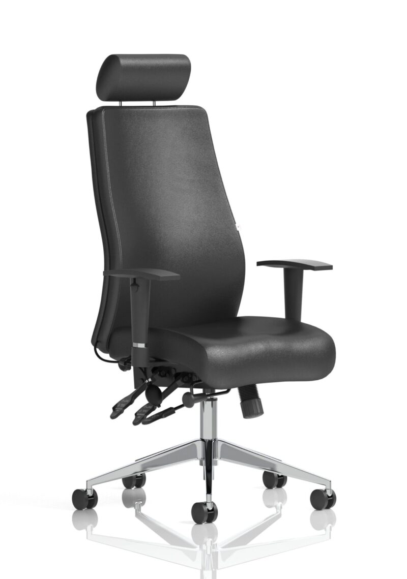 Onyx High Back Ergonomic Posture Chair with Height Adjustable Arms - Image 17