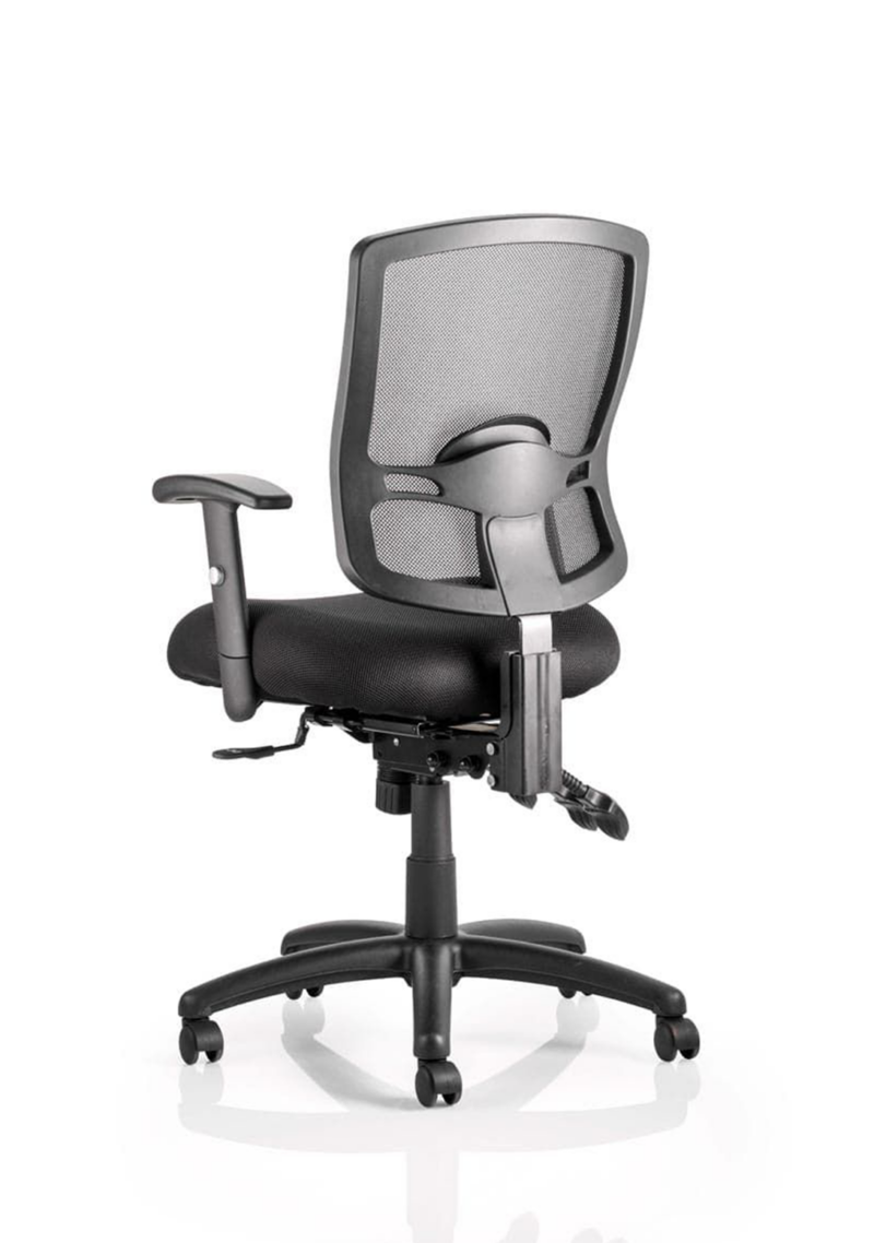 Portland III High Mesh Back Task Operator Office Chair with Arms - Image 2