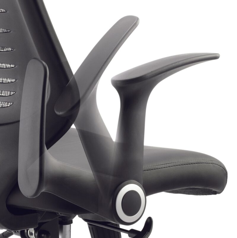 Relay Medium Mesh Back Task Operator Office Chair with Arms - Image 18