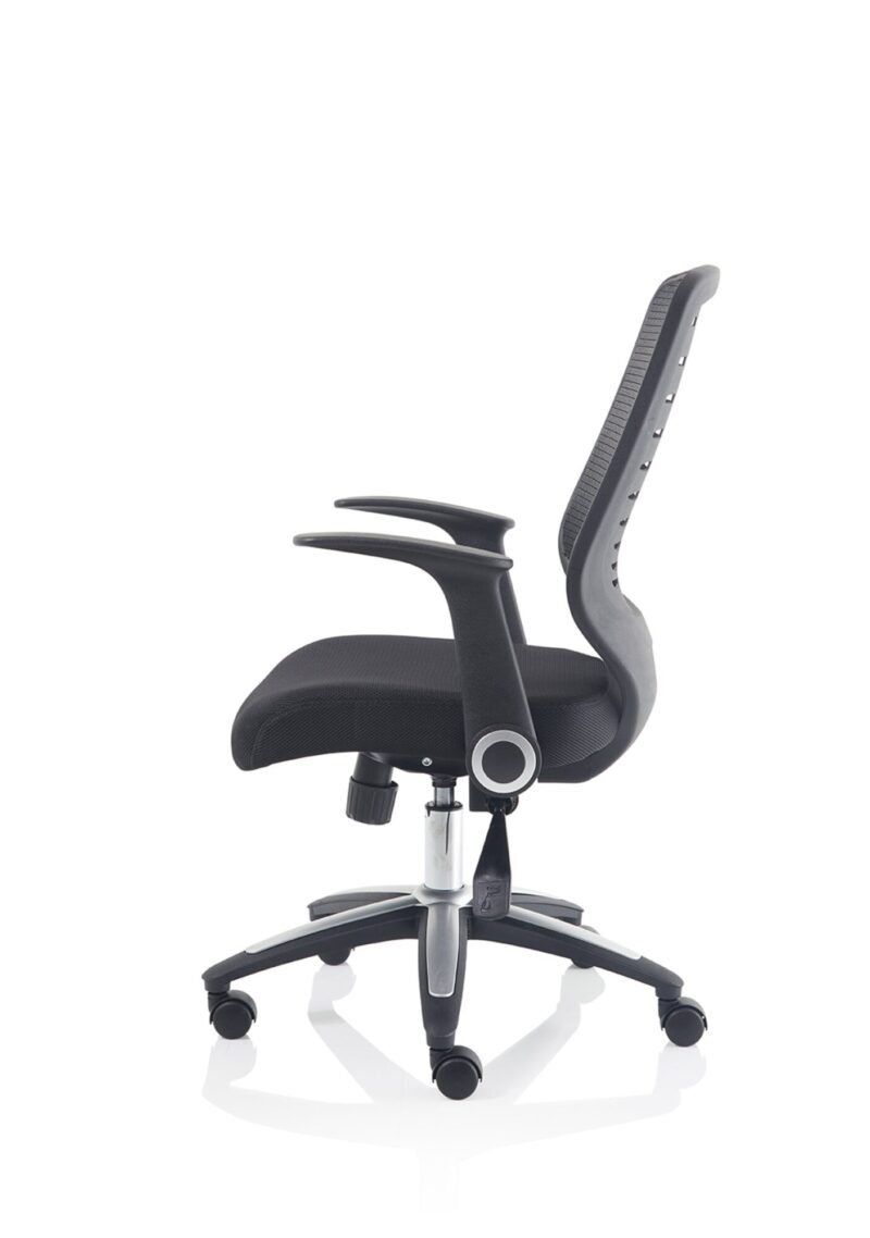Relay Medium Mesh Back Task Operator Office Chair with Arms - Image 13