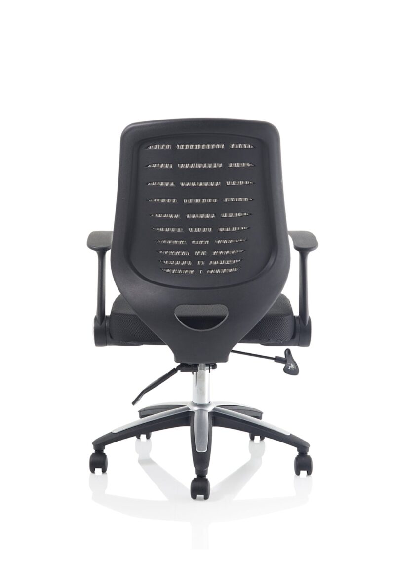 Relay Medium Mesh Back Task Operator Office Chair with Arms - Image 15