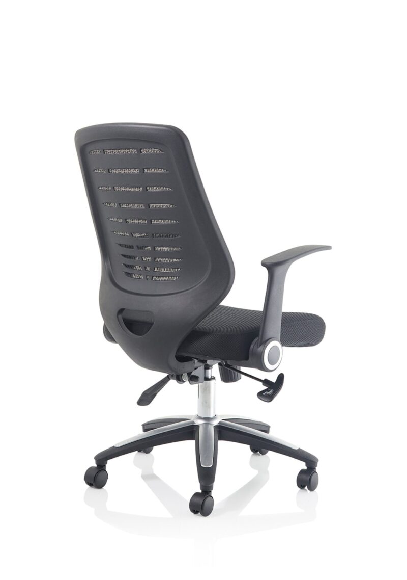 Relay Medium Mesh Back Task Operator Office Chair with Arms - Image 16