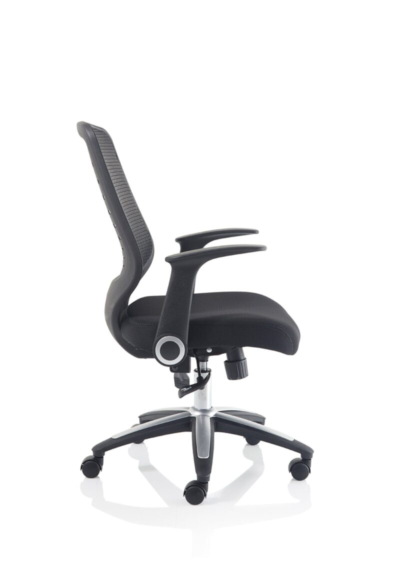 Relay Medium Mesh Back Task Operator Office Chair with Arms - Image 17