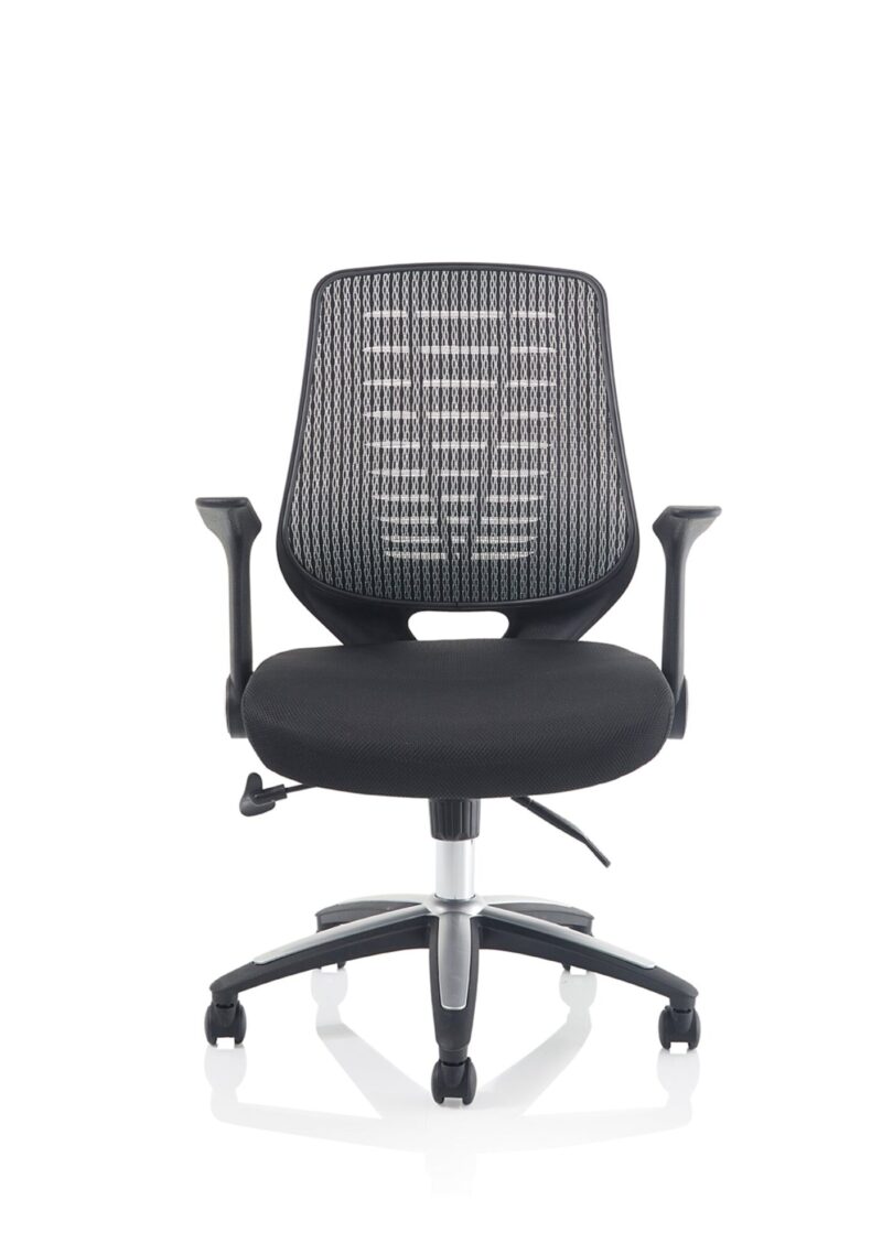 Relay Medium Mesh Back Task Operator Office Chair with Arms - Image 20