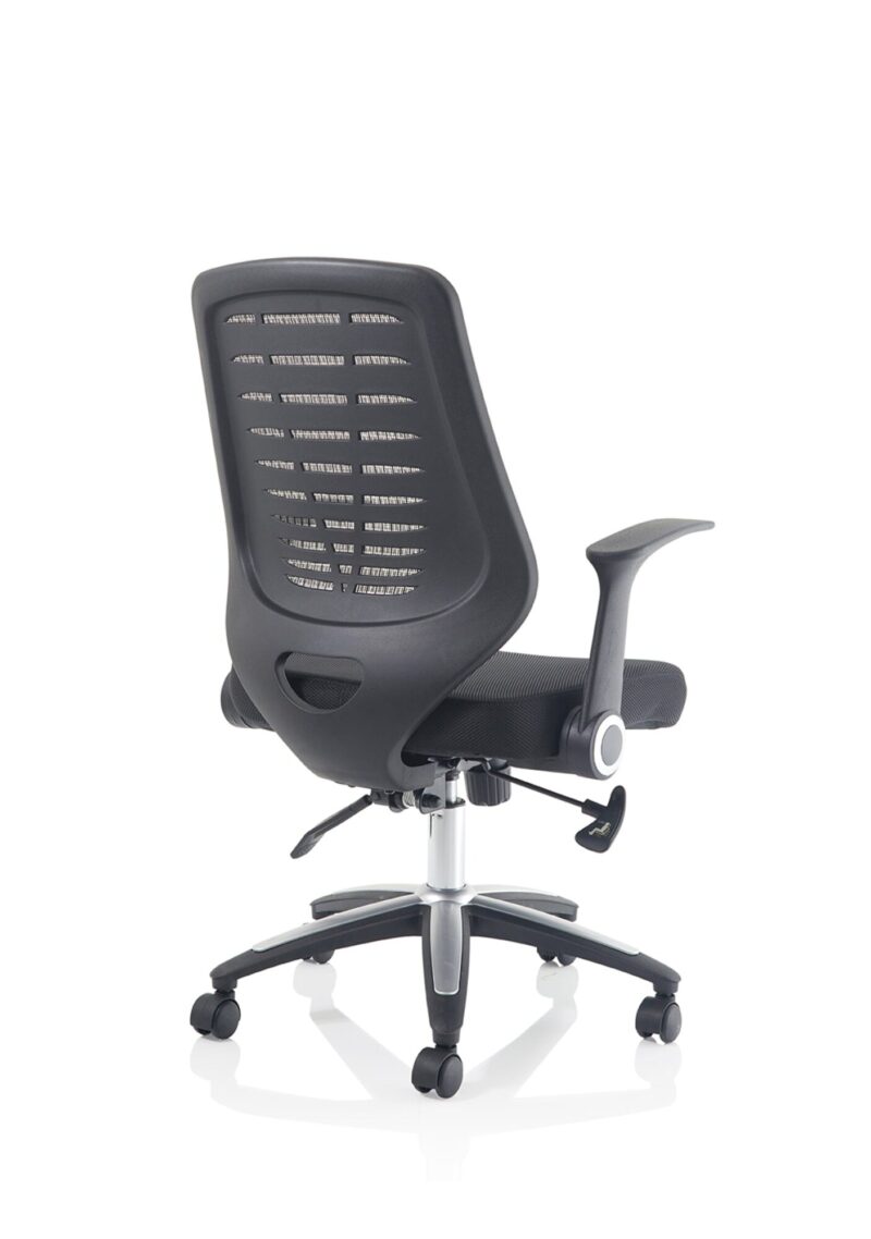 Relay Medium Mesh Back Task Operator Office Chair with Arms - Image 25