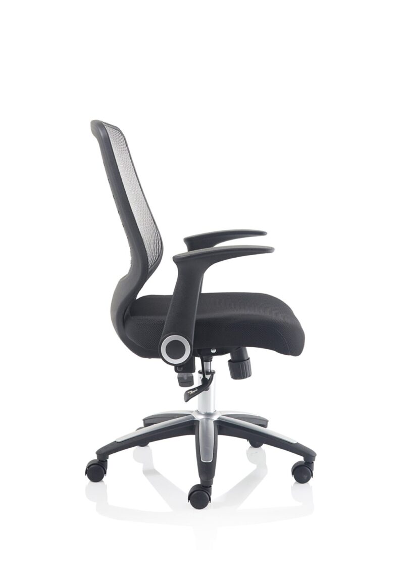 Relay Medium Mesh Back Task Operator Office Chair with Arms - Image 26