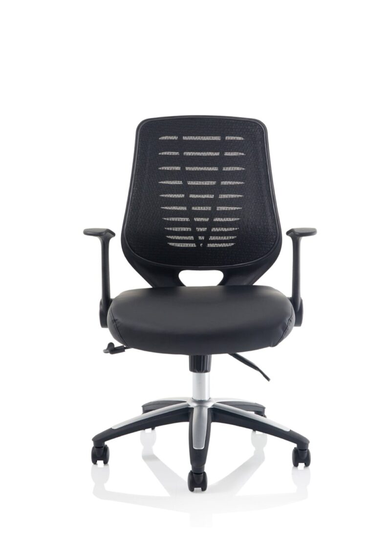 Relay Medium Mesh Back Task Operator Office Chair with Arms - Image 28