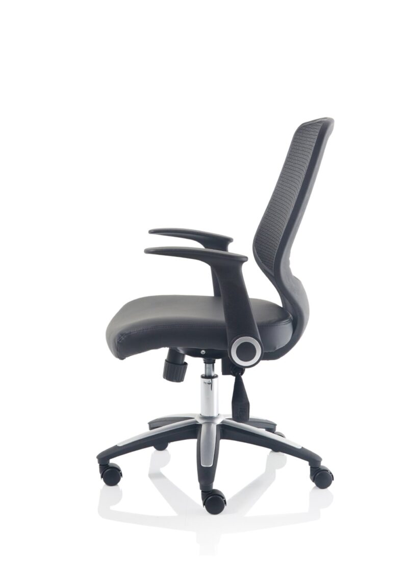 Relay Medium Mesh Back Task Operator Office Chair with Arms - Image 30