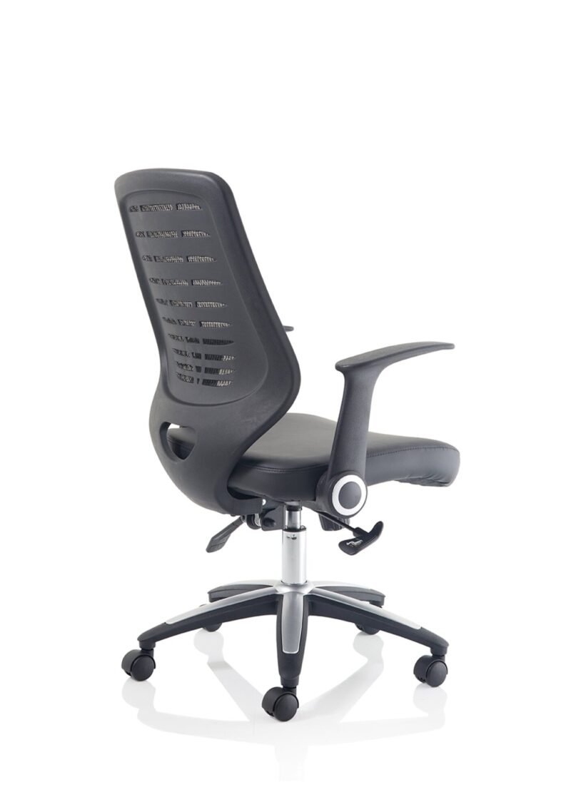 Relay Medium Mesh Back Task Operator Office Chair with Arms - Image 33