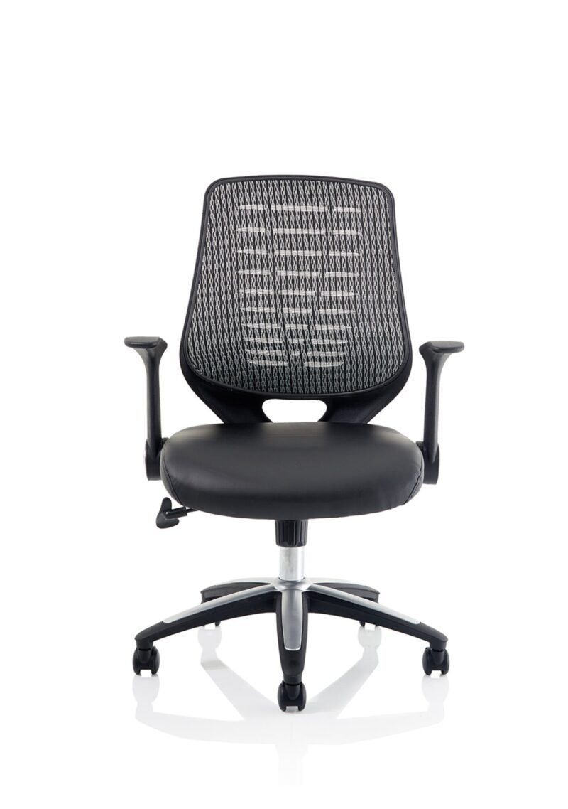 Relay Medium Mesh Back Task Operator Office Chair with Arms - Image 3