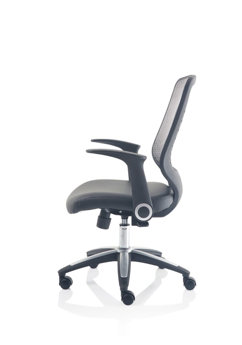 Relay Medium Mesh Back Task Operator Office Chair with Arms - Image 5