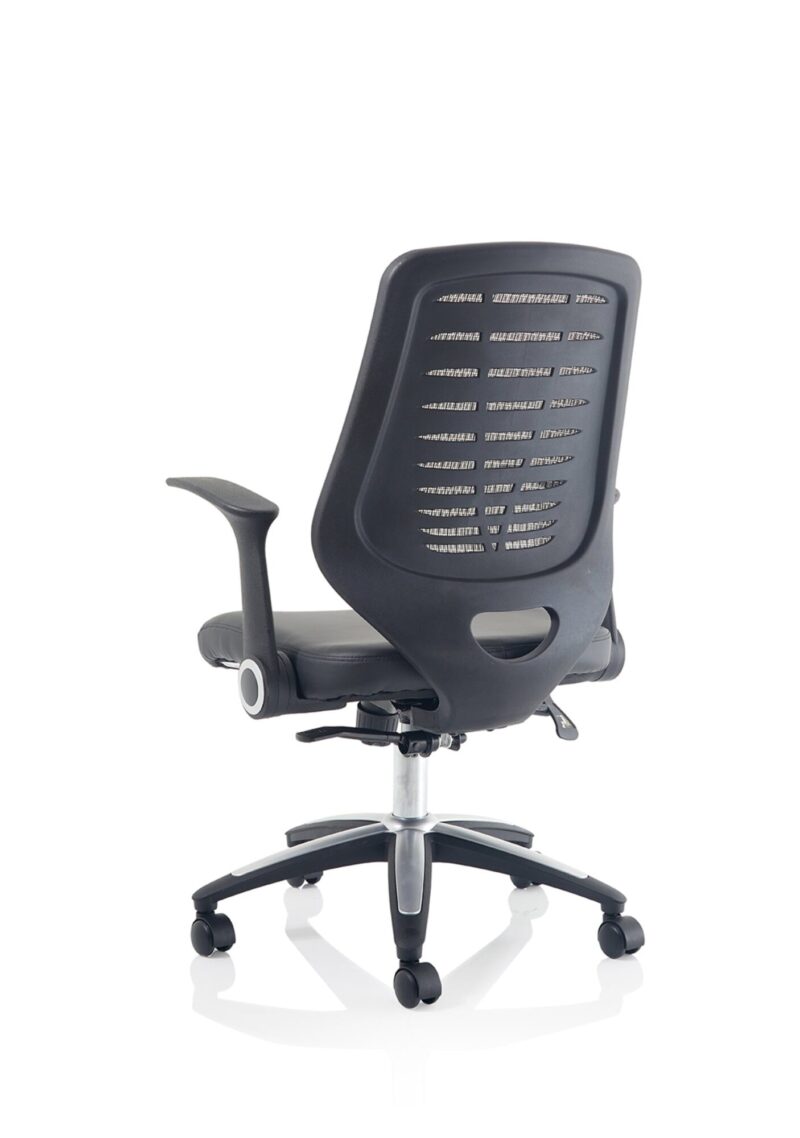 Relay Medium Mesh Back Task Operator Office Chair with Arms - Image 6