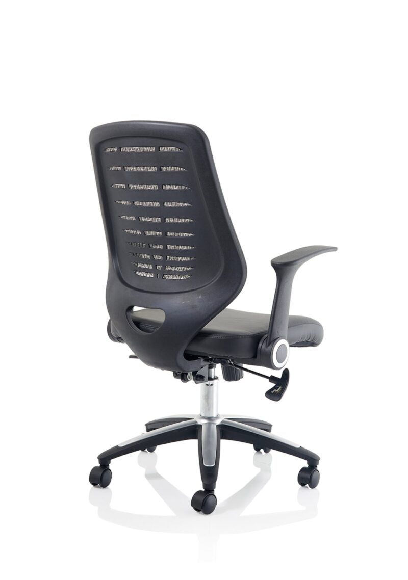 Relay Medium Mesh Back Task Operator Office Chair with Arms - Image 8