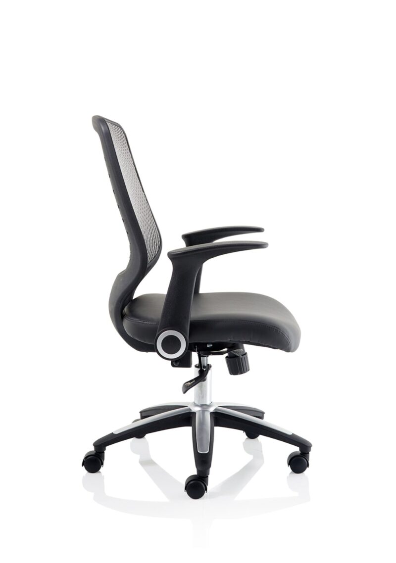 Relay Medium Mesh Back Task Operator Office Chair with Arms - Image 9