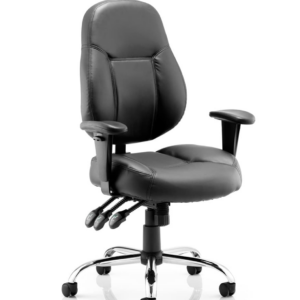 Storm High Back Task Operator Office Chair with Arms - Image 2