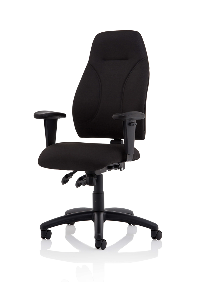 Esme High Back Task Operator Chair with Arms - Image 3