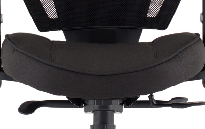 Denver High Mesh Back Black Task Operator Office Chair with Arms - Image 20