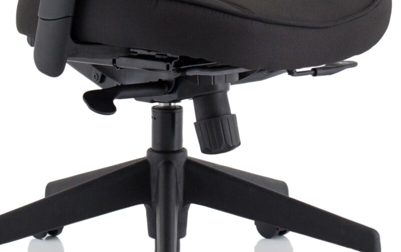 Denver High Mesh Back Black Task Operator Office Chair with Arms - Image 17