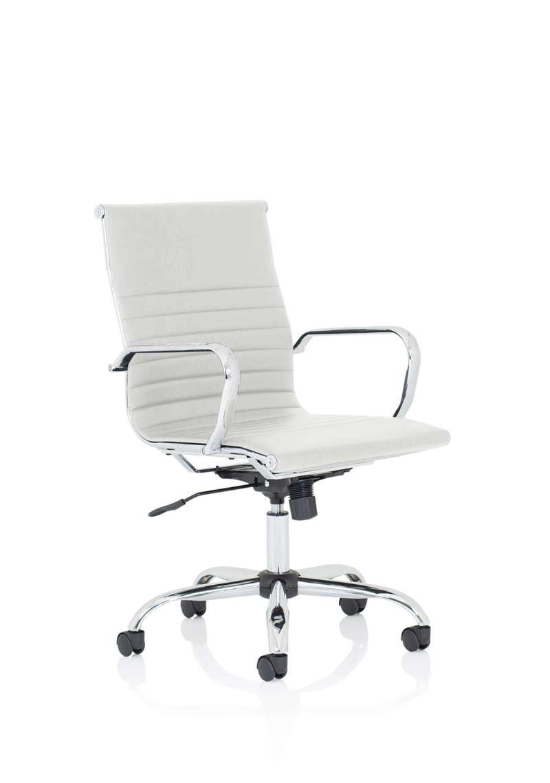 Nola Black Leather Executive Office Chair with Arms - Image 10