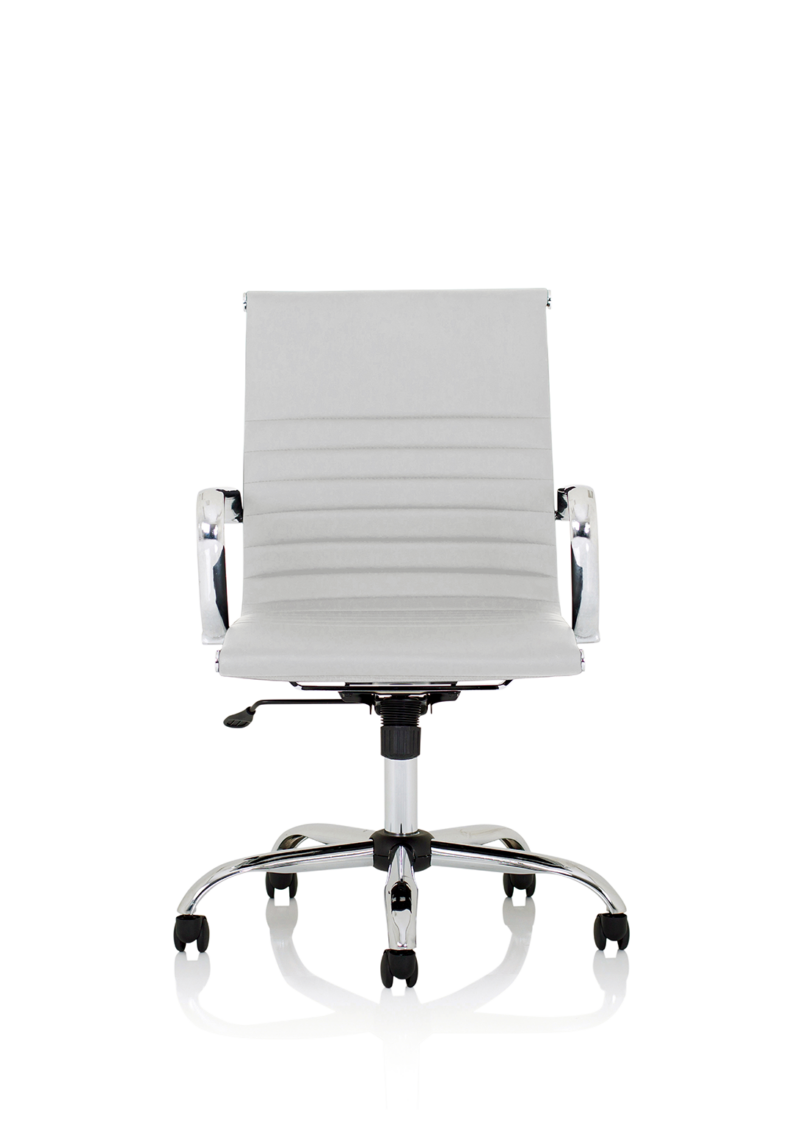 Nola Black Leather Executive Office Chair with Arms - Image 11