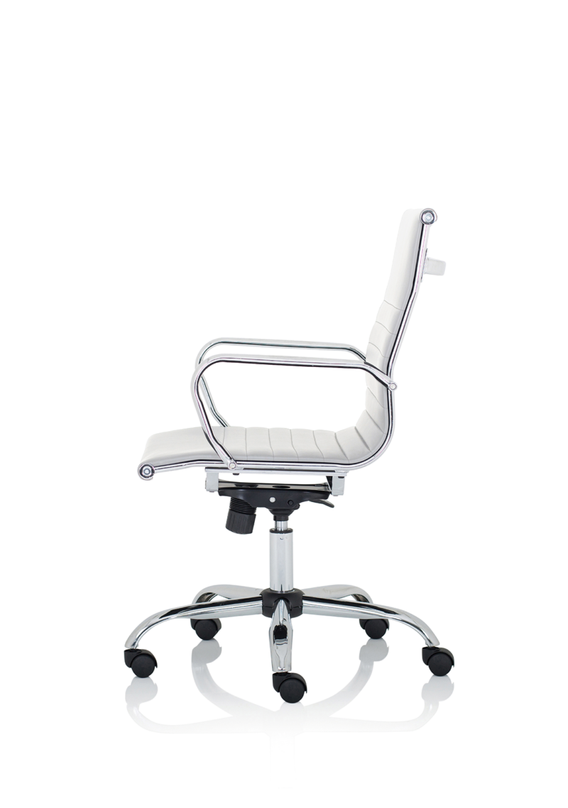 Nola Black Leather Executive Office Chair with Arms - Image 13