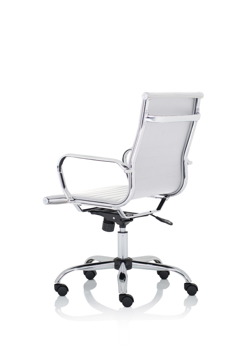 Nola Black Leather Executive Office Chair with Arms - Image 14