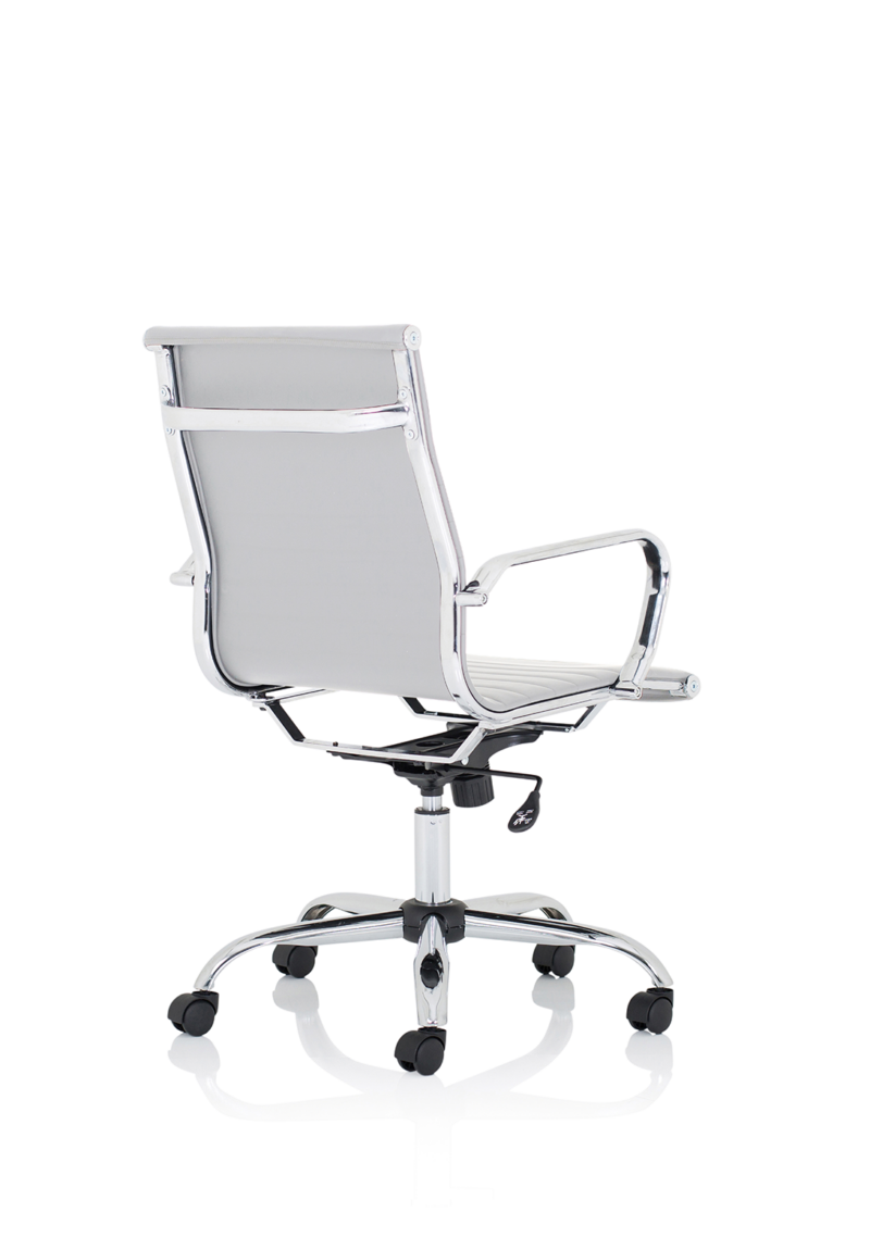Nola Black Leather Executive Office Chair with Arms - Image 16