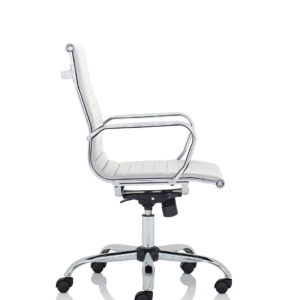 Nola Black Leather Executive Office Chair with Arms - Image 9