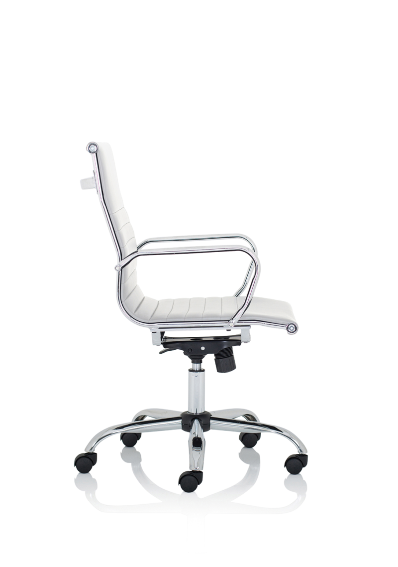 Nola Black Leather Executive Office Chair with Arms - Image 9