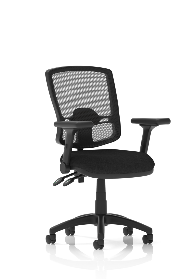 Eclipse Plus II Deluxe Mesh Back Task Operator Office Chair - Image 57