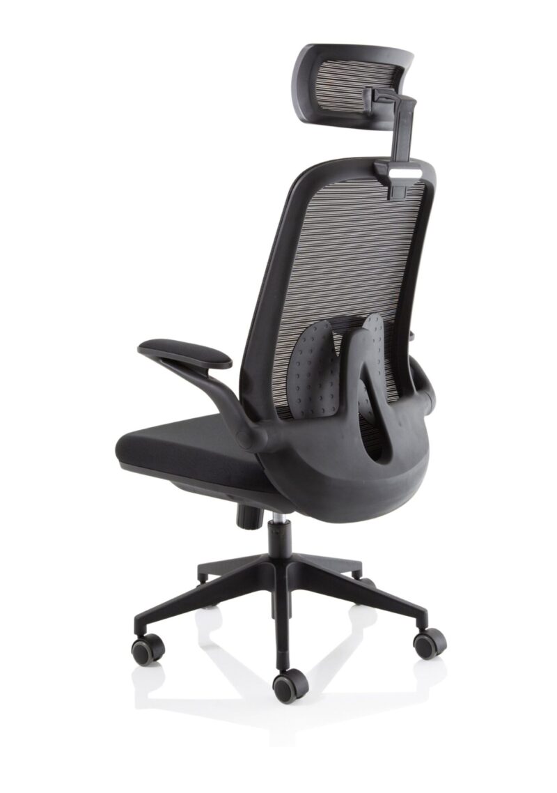 Sigma Executive Mesh Chair With Folding Arms - Image 6