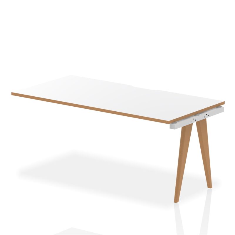 Oslo Single Row Bench Desk Extension Kit - Image 3