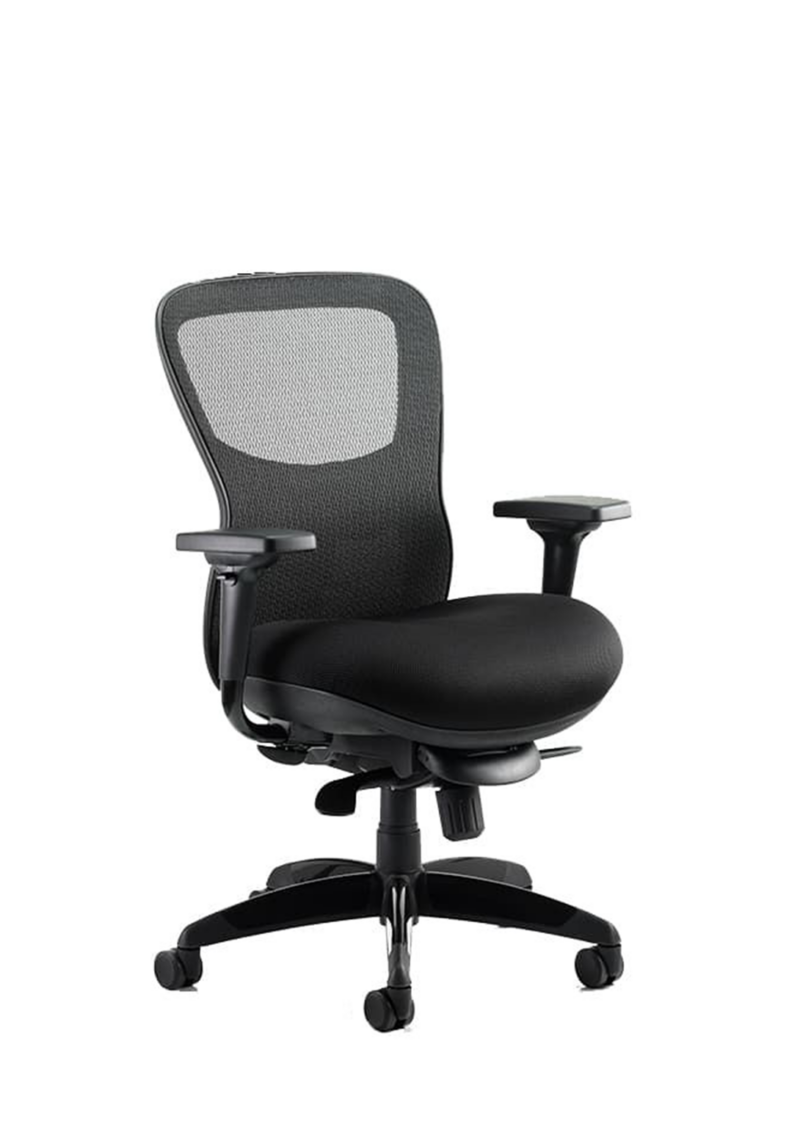 Stealth Shadow High Mesh Back Ergonomic Posture Chair with Arms - Image 3