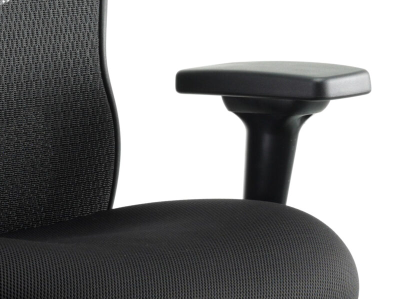 Stealth Shadow High Mesh Back Ergonomic Posture Chair with Arms - Image 18