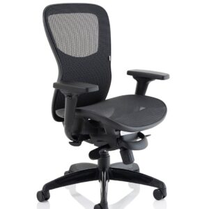Stealth Shadow High Mesh Back Ergonomic Posture Chair with Arms - Image 5