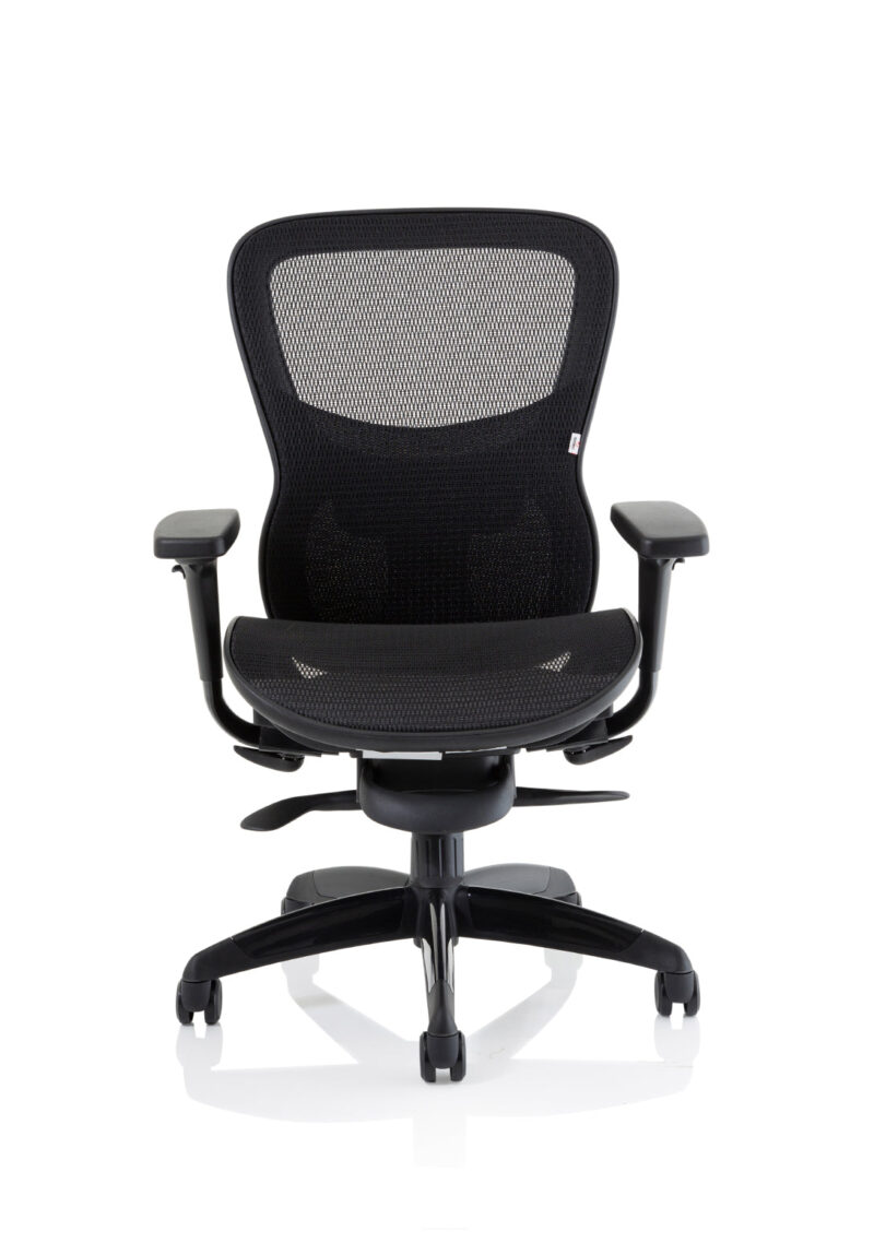 Stealth Shadow High Mesh Back Ergonomic Posture Chair with Arms - Image 6