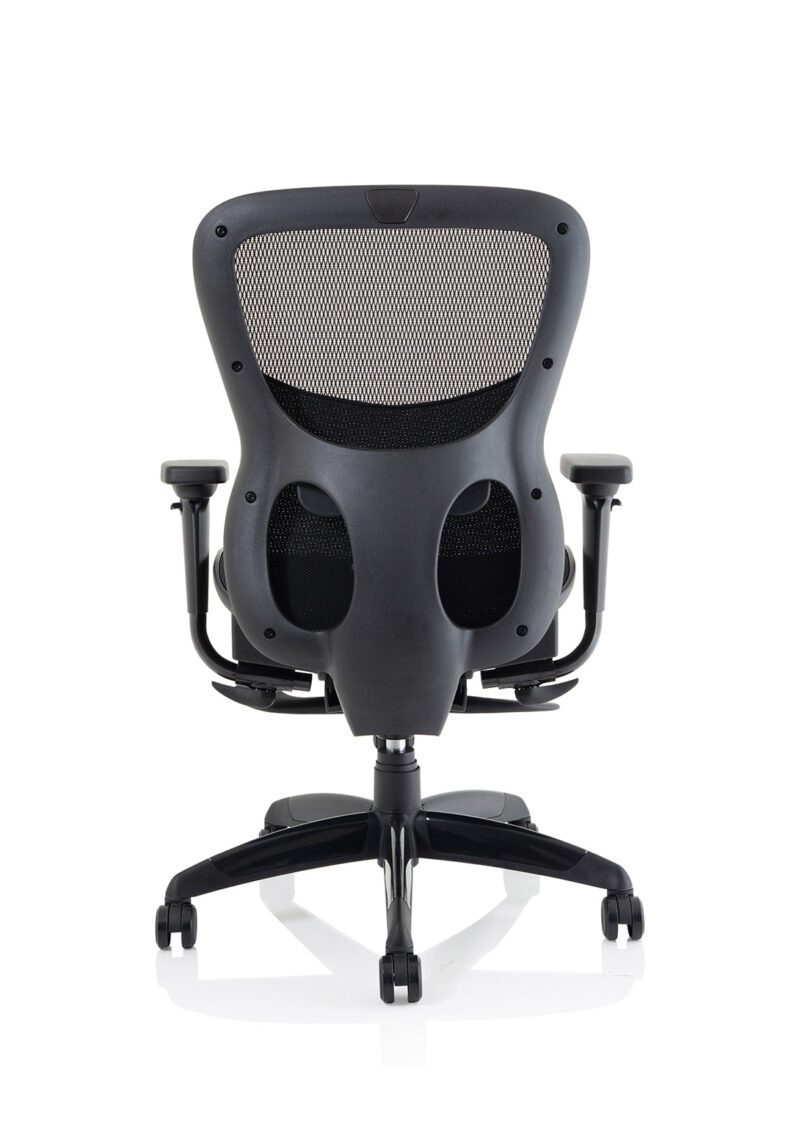 Stealth Shadow High Mesh Back Ergonomic Posture Chair with Arms - Image 10