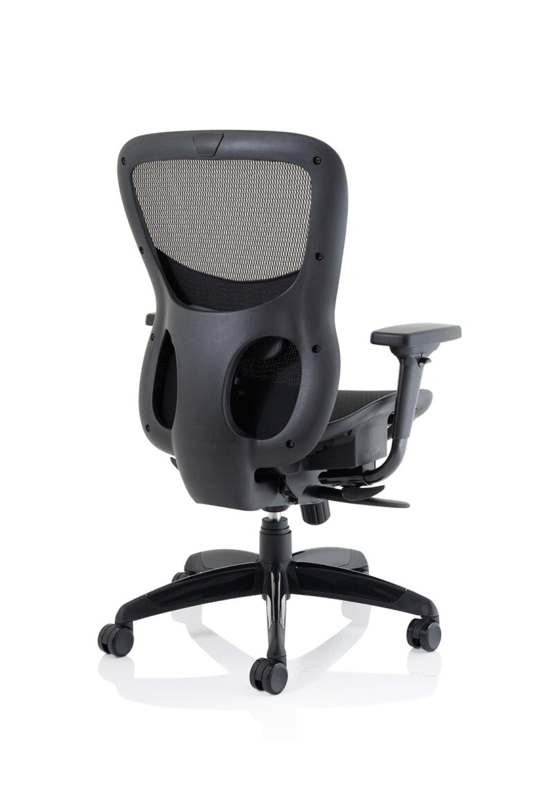 Stealth Shadow High Mesh Back Ergonomic Posture Chair with Arms - Image 12