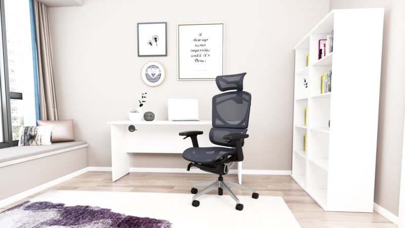Ergo Click Plus High Back Ergonomic Posture Office Chair with Arms and Headrest - Image 17