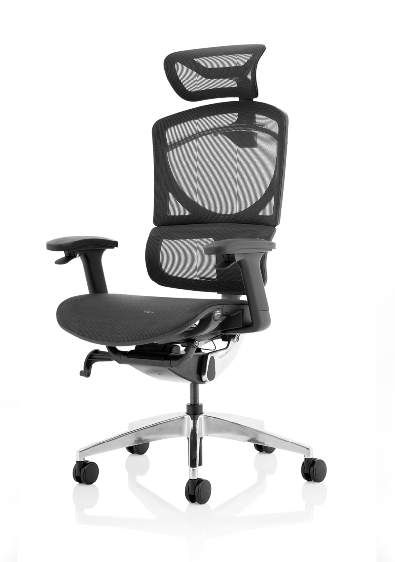 Ergo Click Plus High Back Ergonomic Posture Office Chair with Arms and Headrest - Image 21