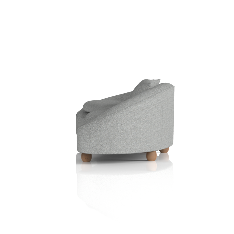 Mimi 3 Seater Curved Sofa - Image 4