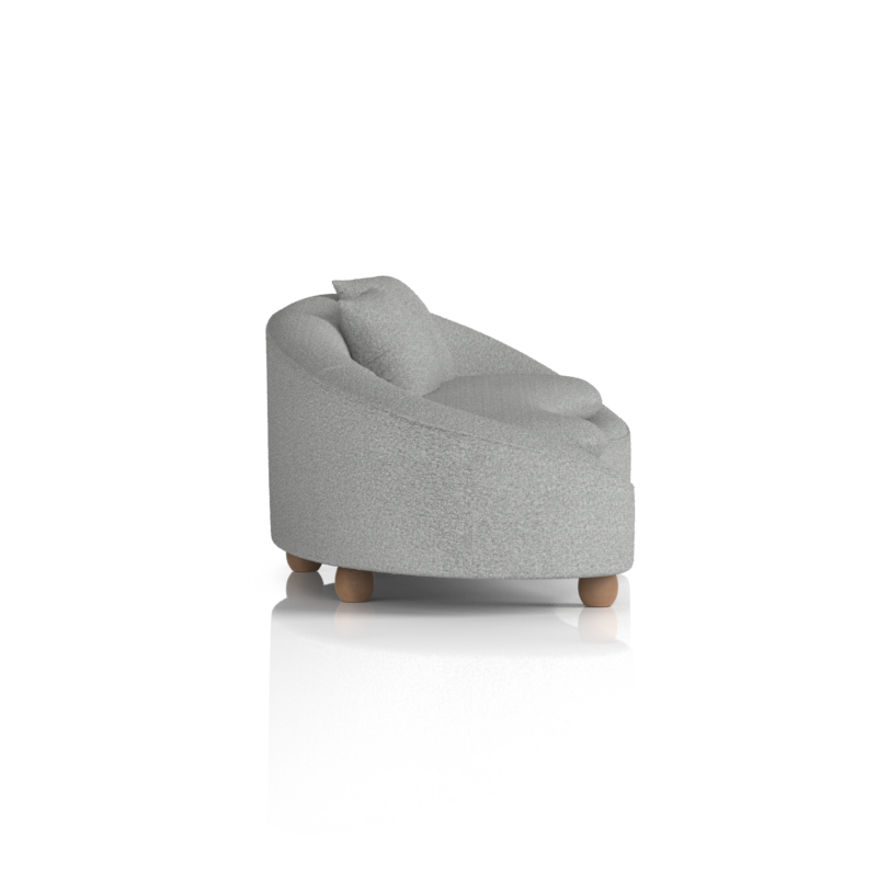 Mimi 3 Seater Curved Sofa - Image 8