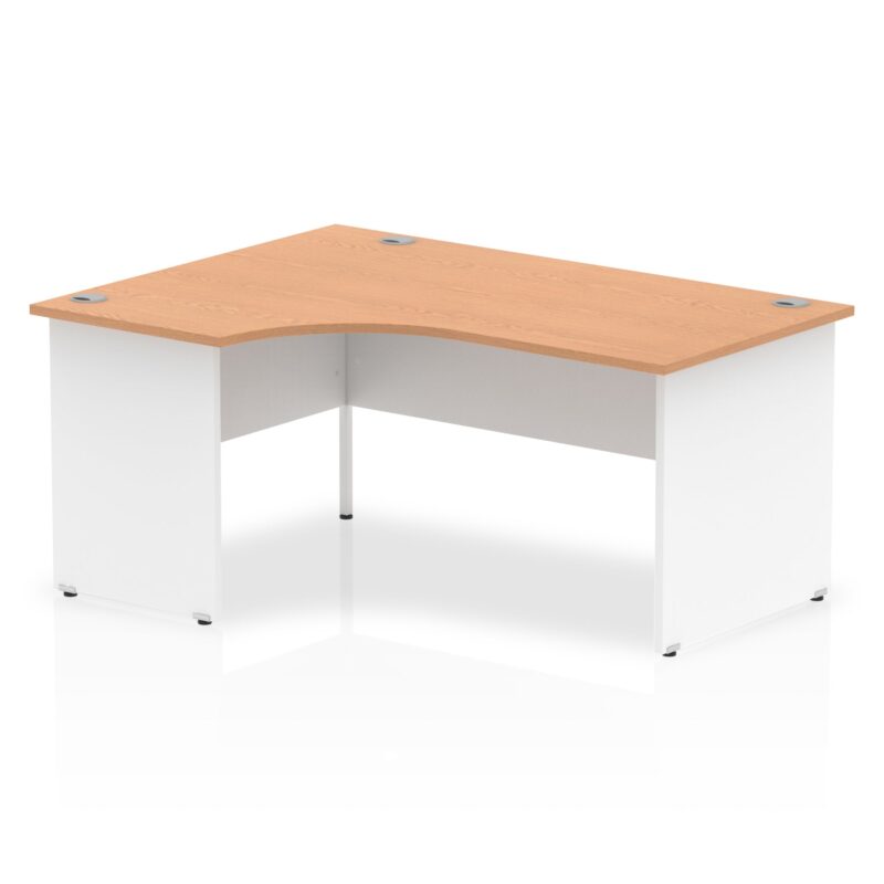 Impulse 1600mm Left Crescent Desk Panel End Leg - Image 8
