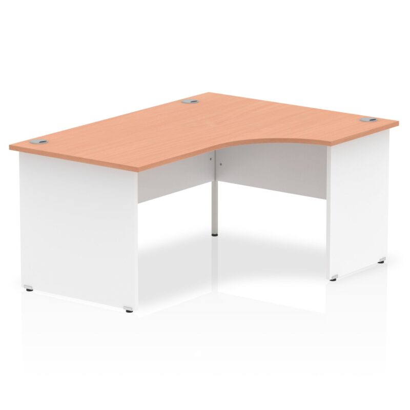 Impulse 1600mm Right Crescent Desk Panel End Leg - Image 2