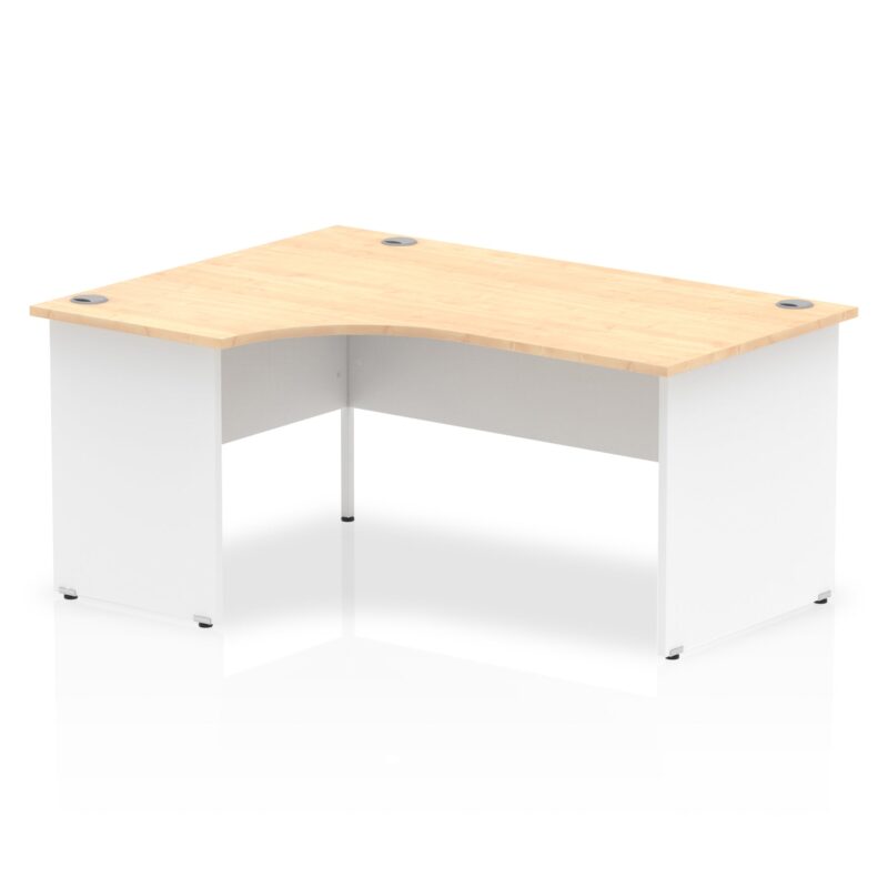 Impulse 1600mm Left Crescent Desk Panel End Leg - Image 6