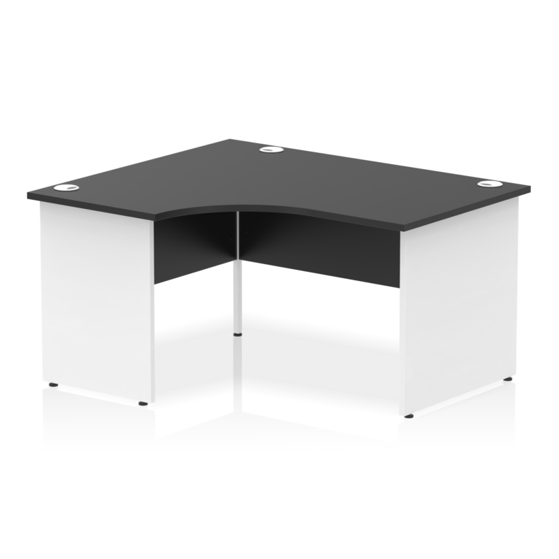 Impulse 1400mm Left Crescent Desk Panel End Leg - Image 13