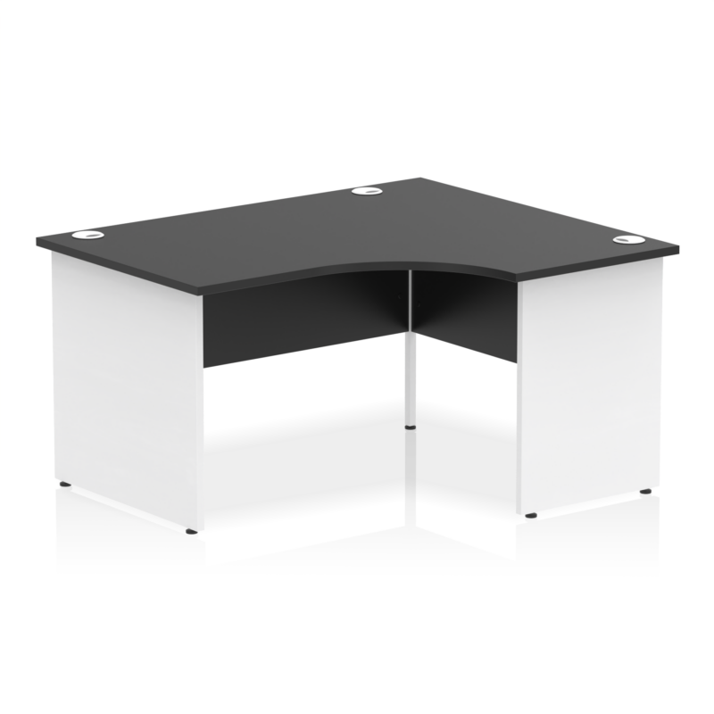 Impulse 1400mm Right Crescent Desk Panel End Leg - Image 14