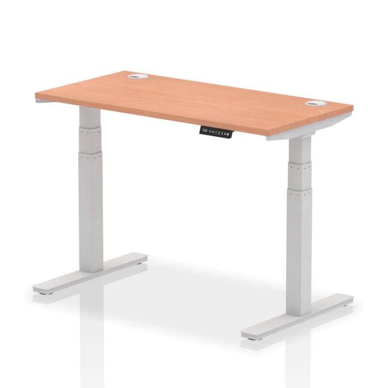OE - Air Height Adjustable Slimline Desk With Cable Ports - Image 80
